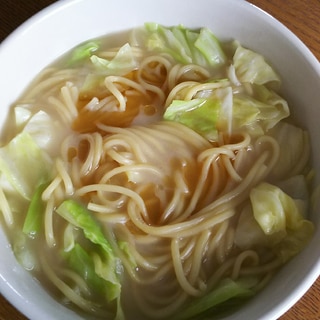 キャベツたっぷりミルクラーメン